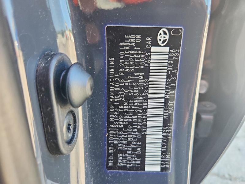 66406186 :رقم المزاد ، 5YFB4MDE0RP158559 vin ، 2024 Toyota Corolla مزاد بيع