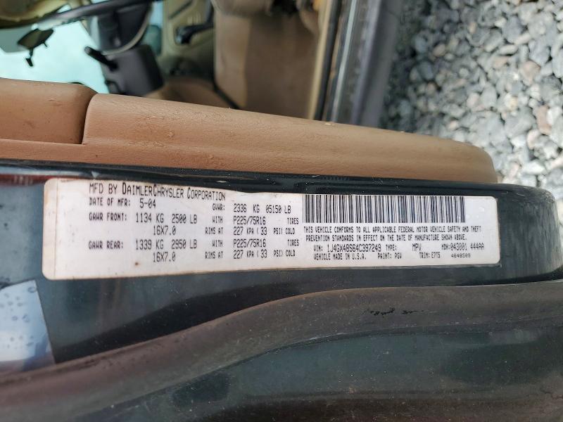 Продаж на аукціоні авто 2004 Jeep Grand Cherokee, vin: 1J4GX48S64C397249, номер лоту: 65049356