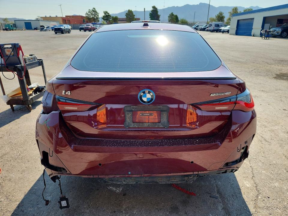 2023 Bmw I4 მანქანა იყიდება აუქციონზე, vin: WBY73AW08PFR44363, აუქციონის ნომერი: 64227596