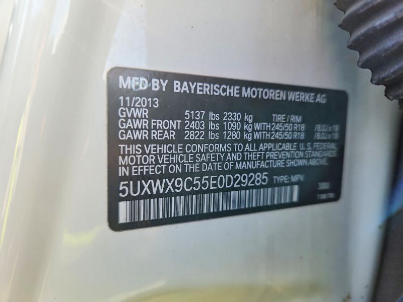 Aukcja sprzedaży 2014 Bmw X3, vin: 5UXWX9C55E0D29285, numer aukcji: 66752896