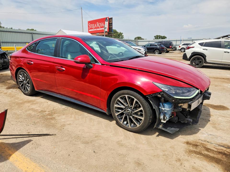 2022 Hyundai Sonata მანქანა იყიდება აუქციონზე, vin: KMHL34J24NA186621, აუქციონის ნომერი: 64486266