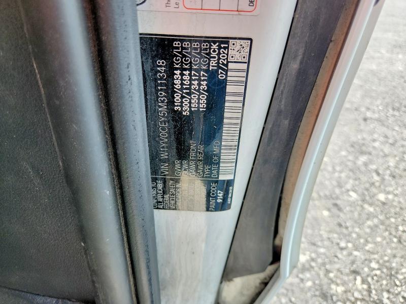 65081396 :رقم المزاد ، W1YV0CEY5M3911348 vin ، 2021 Mercedes-benz Metris مزاد بيع