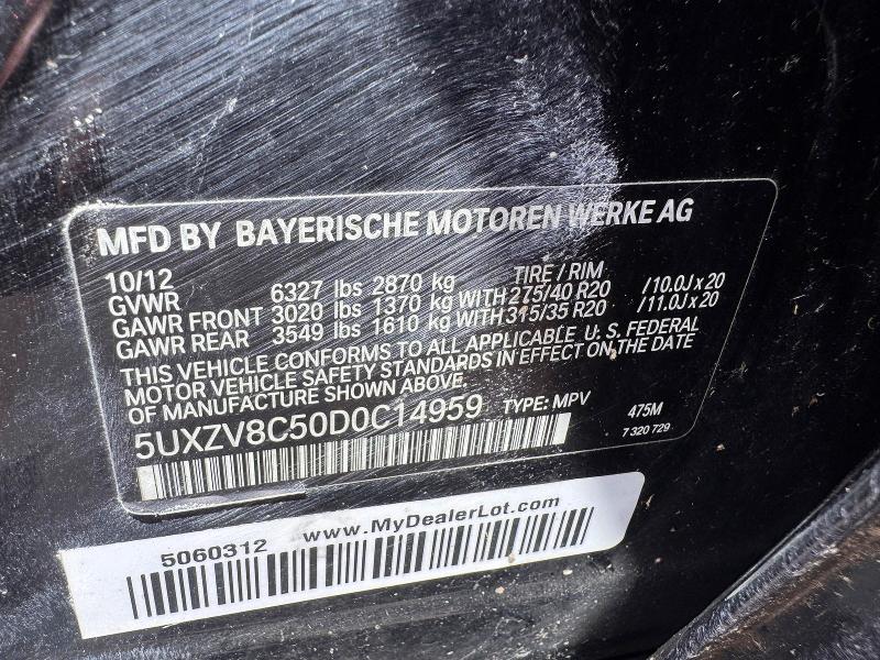 Продажа на аукционе авто 2013 Bmw X5, vin: 5UXZV8C50D0C14959, номер лота: 67477946