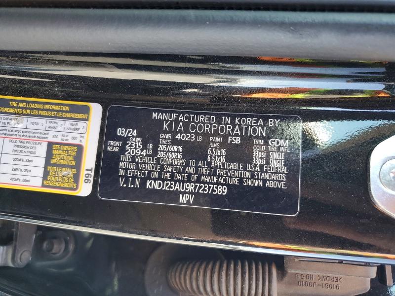 Aukcja sprzedaży 2024 Kia Soul, vin: KNDJ23AU9R7237589, numer aukcji: 65933636