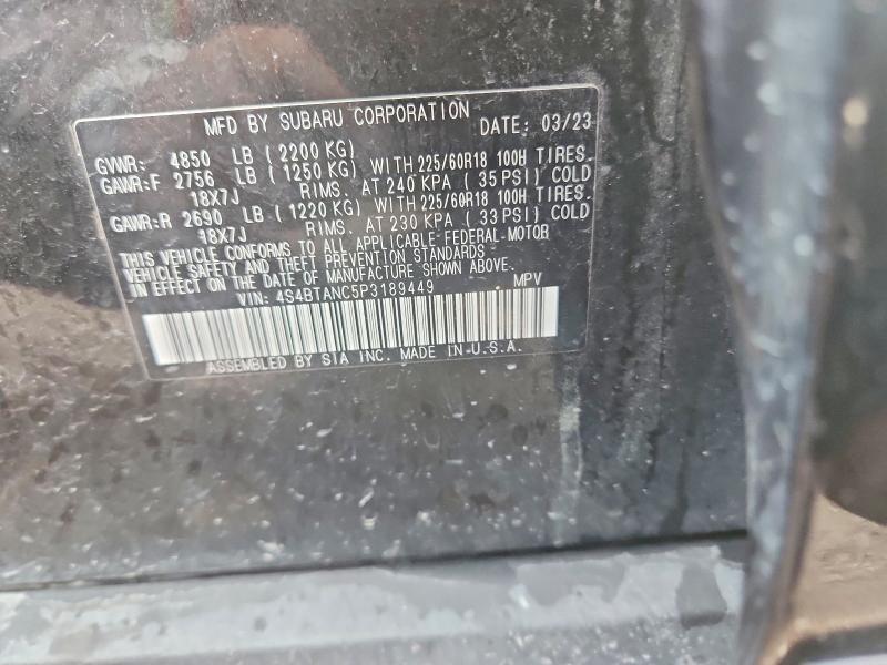 Продаж на аукціоні авто 2023 Subaru Outback, vin: 4S4BTANC5P3189449, номер лоту: 63722216