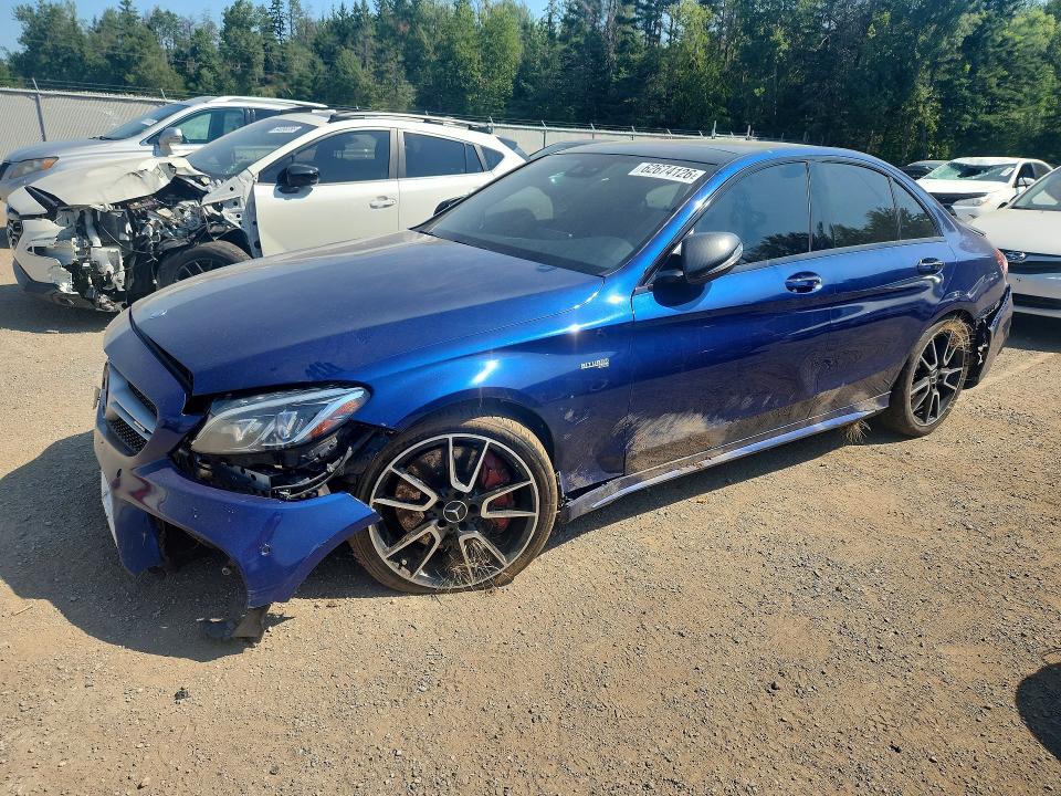 62674126 :رقم المزاد ، 55SWF6EB0HU191159 vin ، 2017 Mercedes-benz C مزاد بيع