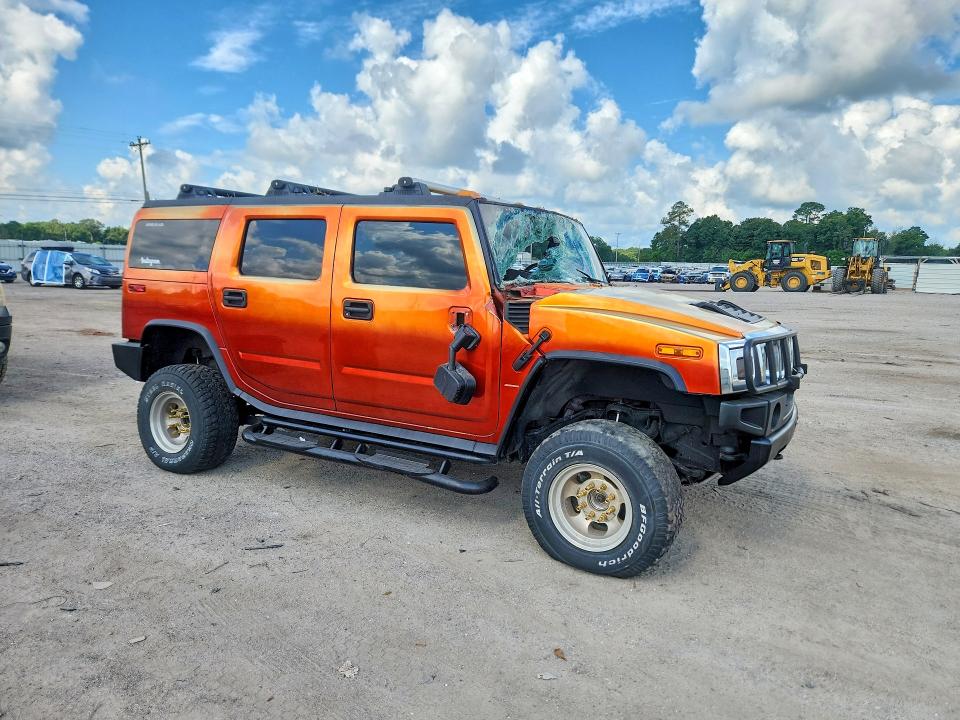2003 Hummer H2 მანქანა იყიდება აუქციონზე, vin: 5GRGN23U73H121848, აუქციონის ნომერი: 63220136