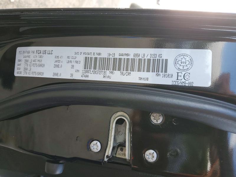 Продажа на аукционе авто 2019 Ram 1500 Classic, vin: 1C6RR7LM2KS727191, номер лота: 64994106