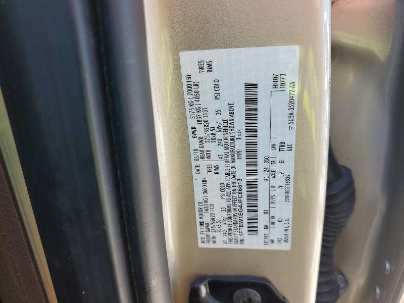 Продажа на аукционе авто 2018 Ford F150, vin: 1FTEW1EG4JFC86613, номер лота: 65588706