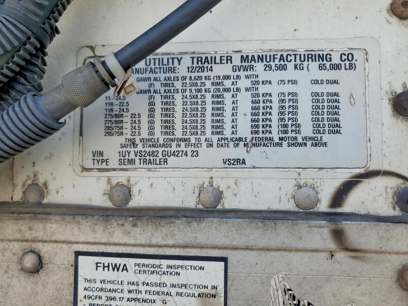 Aukcja sprzedaży 2016 Utility Trailer Vsra Reefe, vin: 1UYVS2482GU427423, numer aukcji: 63755966