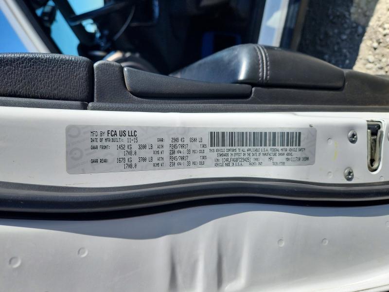 65625366 :رقم المزاد ، 1C4RJFAG6FC234251 vin ، 2015 Jeep Grand Cherokee مزاد بيع
