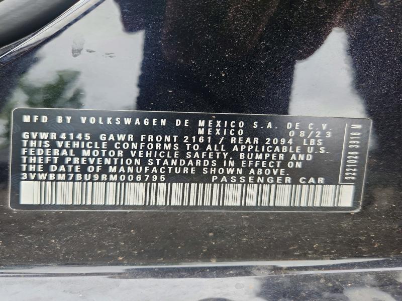 Продажа на аукционе авто 2024 Volkswagen Jetta, vin: 3VWBM7BU9RM006795, номер лота: 64603376
