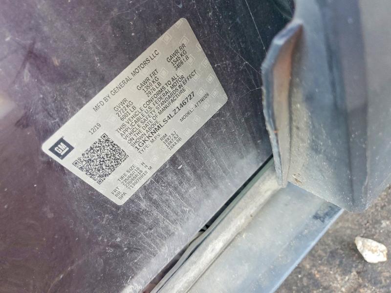 66589016 :رقم المزاد ، 1GKKNMLS4LZ146727 vin ، 2020 Gmc Acadia مزاد بيع