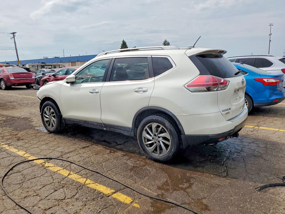 66619576 :رقم المزاد ، 5N1AT2MV8FC760595 vin ، 2015 Nissan Rogue مزاد بيع