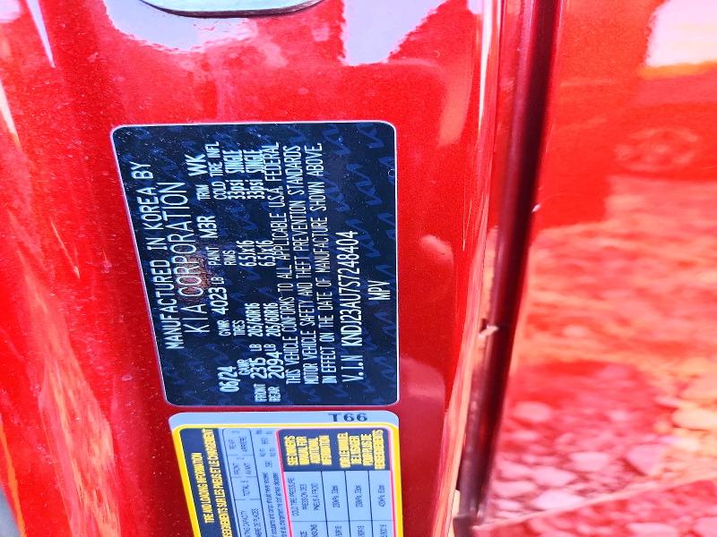 2025 Kia Soul მანქანა იყიდება აუქციონზე, vin: KNDJ23AU7S7248404, აუქციონის ნომერი: 65236356