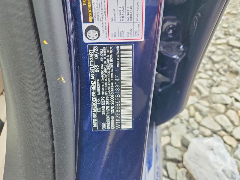Aukcja sprzedaży 2023 Mercedes-benz E, vin: W1KZF8EB5PB188047, numer aukcji: 63507606