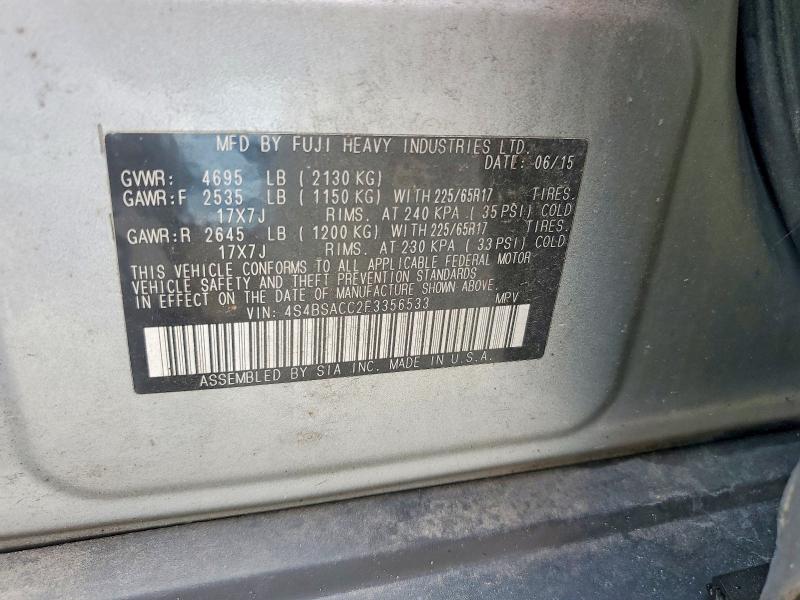 Продаж на аукціоні авто 2015 Subaru Outback, vin: 4S4BSACC2F3356533, номер лоту: 63479526