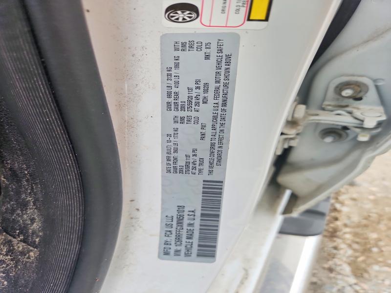 64319766 :رقم المزاد ، 1C6RRFFGXMN561018 vin ، 2021 Ram 1500 مزاد بيع