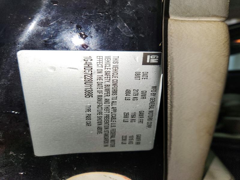 65744926 :رقم المزاد ، 1G4HD57228U113895 vin ، 2008 Buick Lucerne مزاد بيع