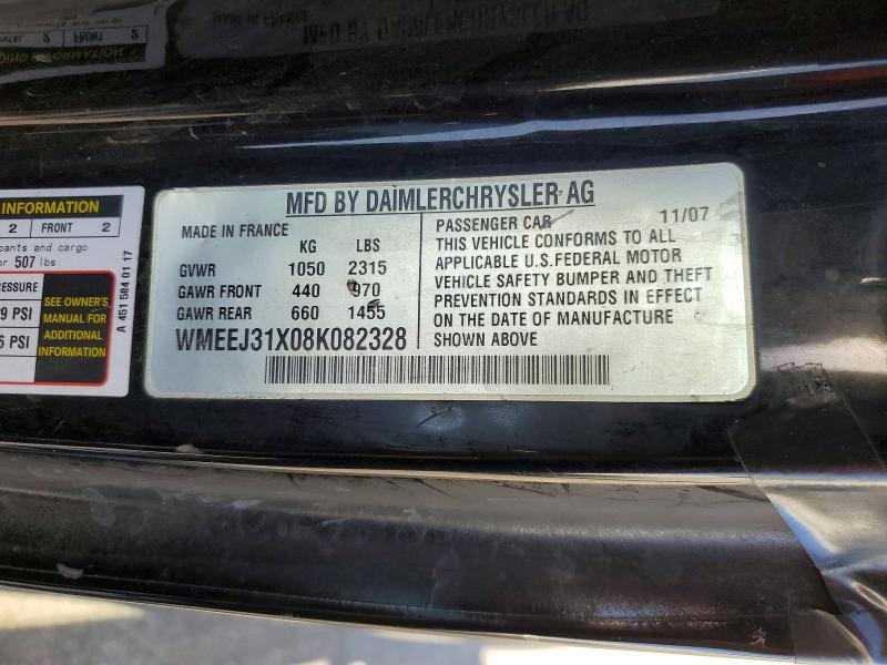 Продажа на аукционе авто 2008 Smart Fortwo, vin: WMEEJ31X08K082328, номер лота: 65160846