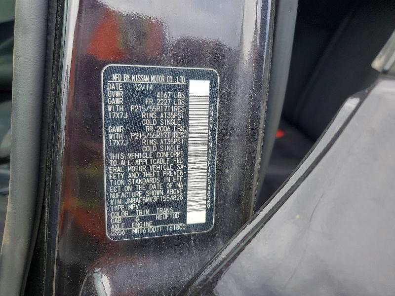 66010506 :رقم المزاد ، JN8AF5MV3FT554828 vin ، 2015 Nissan Juke مزاد بيع