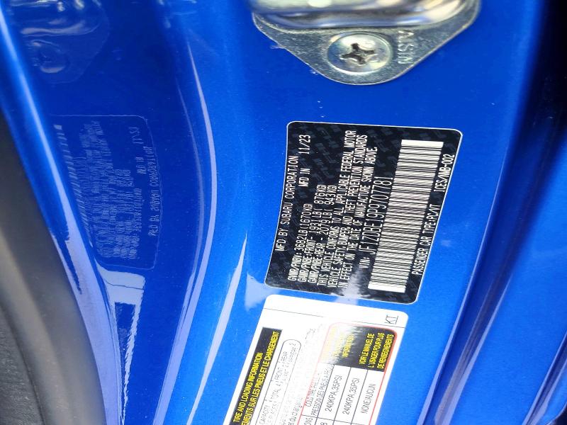 Продажа на аукционе авто 2023 Subaru Brz, vin: JF1ZDBE19P9707781, номер лота: 63823566