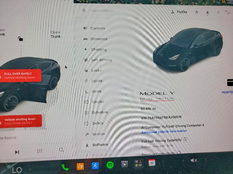 Aukcja sprzedaży 2024 Tesla Model Y, vin: 7SAYGDEF6RA308016, numer aukcji: 61437116