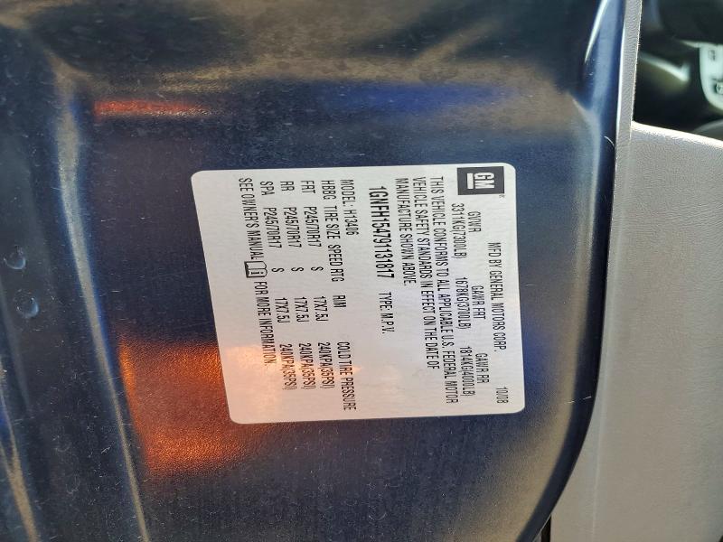Aukcja sprzedaży 2009 Chevrolet Express G1500, vin: 1GNFH154791131817, numer aukcji: 66299366