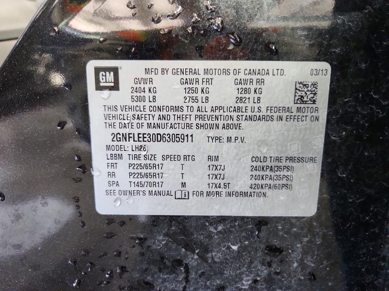 Aukcja sprzedaży 2013 Chevrolet Equinox, vin: 2GNFLEE30D6305911, numer aukcji: 65546586