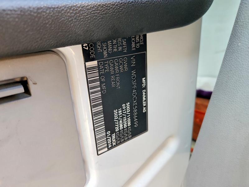 Aukcja sprzedaży 2014 Mercedes-benz Sprinter, vin: WD3PF4DCXE5886499, numer aukcji: 66252656