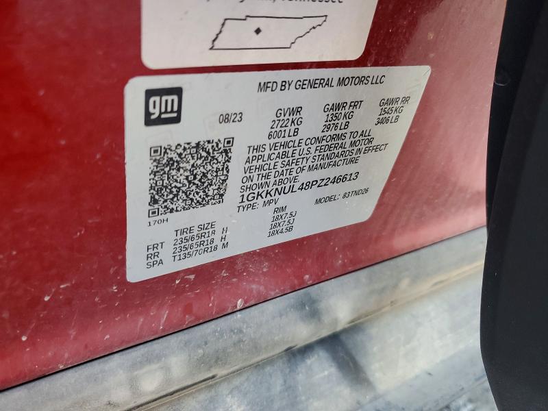 Aukcja sprzedaży 2023 Gmc Acadia, vin: 1GKKNUL48PZ246613, numer aukcji: 62836786