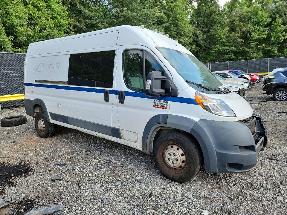 2018 Ram Promaster 3500 მანქანა იყიდება აუქციონზე, vin: 3C6URVHG0JE116837, აუქციონის ნომერი: 66618956