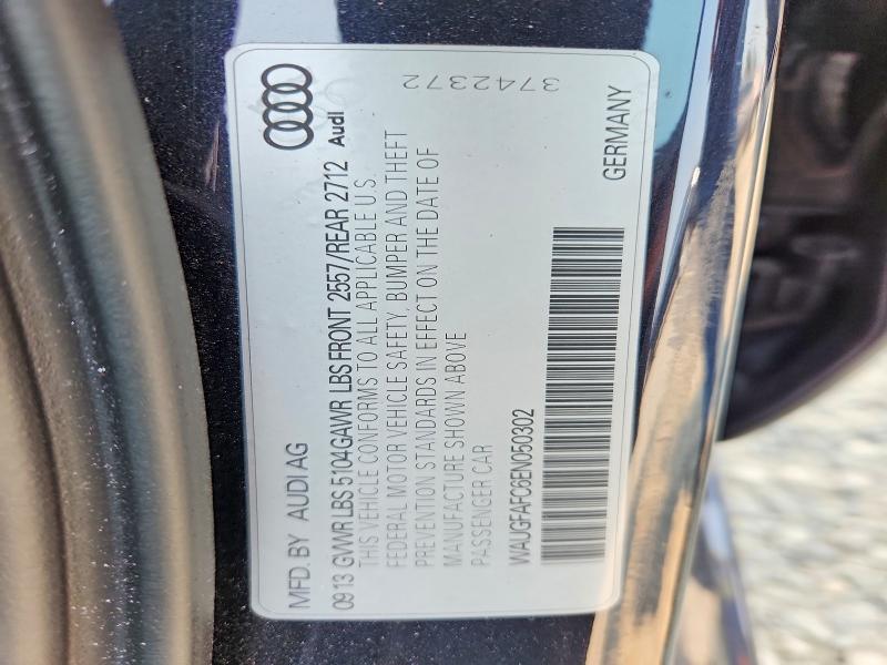Продаж на аукціоні авто 2014 Audi A6, vin: WAUGFAFC6EN050302, номер лоту: 63696006