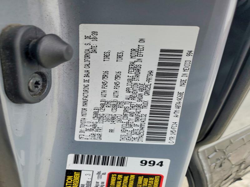 Продажа на аукционе авто 2021 Toyota Tacoma, vin: 3TMAZ5CN4MM143132, номер лота: 66953426