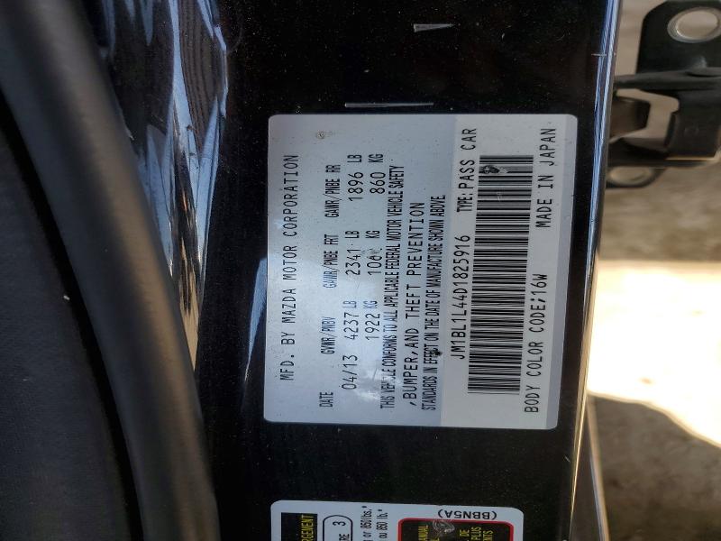 Aukcja sprzedaży 2013 Mazda Speed, vin: JM1BL1L44D1825916, numer aukcji: 64458896