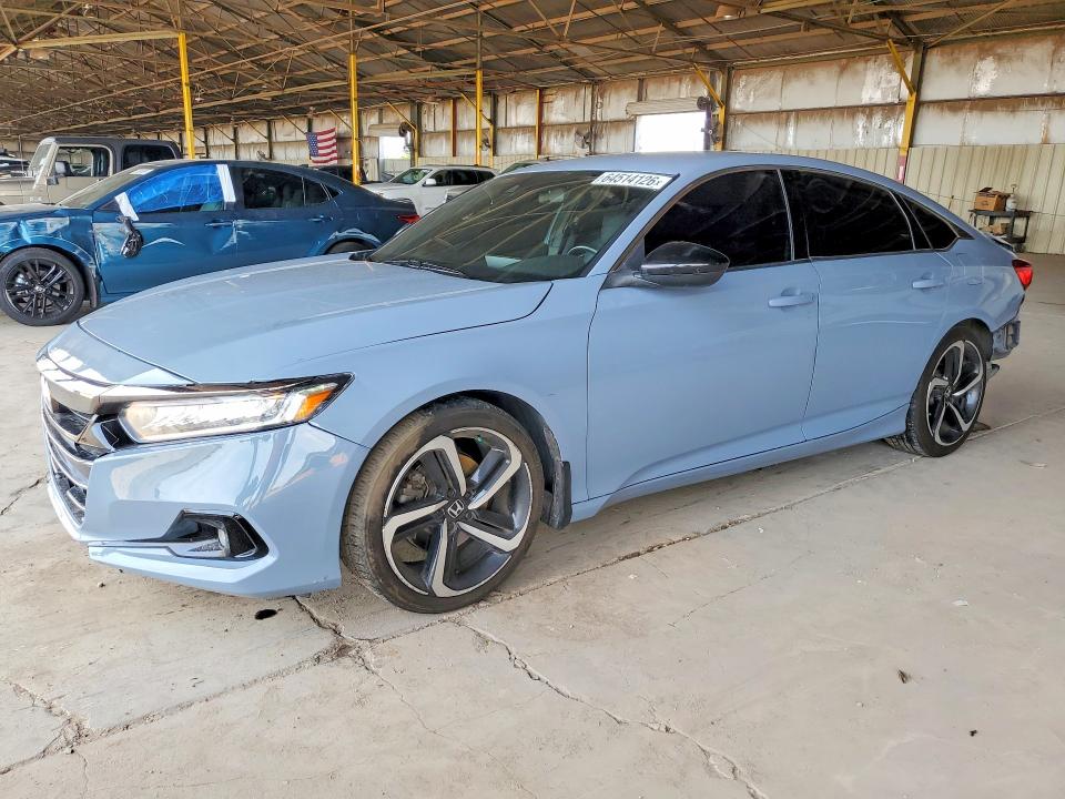 Auction sale of the 2022 Honda Accord, vin: 1HGCV1F32NA083889, lot number: 64514126