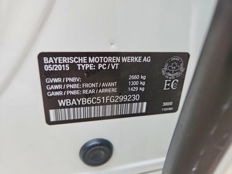 64210666 :رقم المزاد ، WBAYB6C51FG299230 vin ، 2015 Bmw 750 مزاد بيع