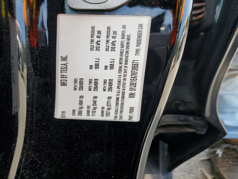 Aukcja sprzedaży 2019 Tesla Model 3, vin: 5YJ3E1EA7KF395871, numer aukcji: 64626326