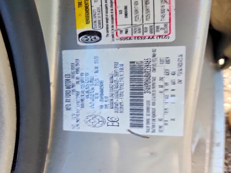 Aukcja sprzedaży 2010 Ford Fusion, vin: 3FAHP0HA8AR358465, numer aukcji: 64146776