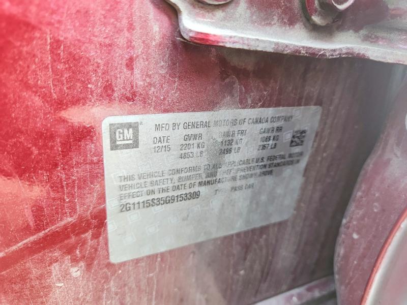 Продажа на аукционе авто 2016 Chevrolet Impala, vin: 2G1115S35G9153309, номер лота: 64478786