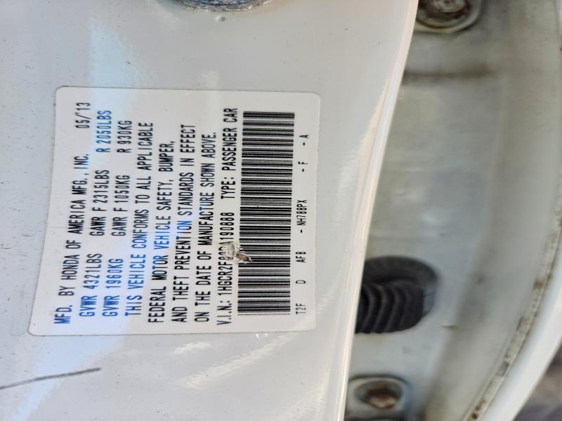 2013 Honda Accord მანქანა იყიდება აუქციონზე, vin: 1HGCR2F83DA190888, აუქციონის ნომერი: 64937696