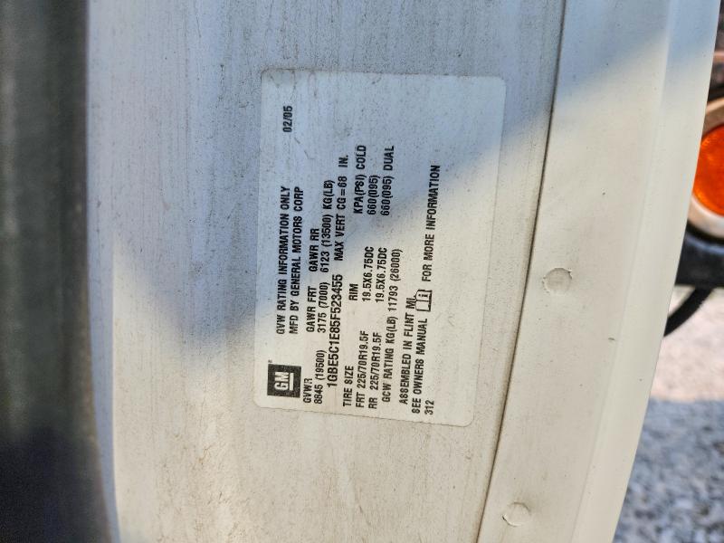 Продаж на аукціоні авто 2005 Chevrolet C5500, vin: 1GBE5C1E85F523455, номер лоту: 63599346