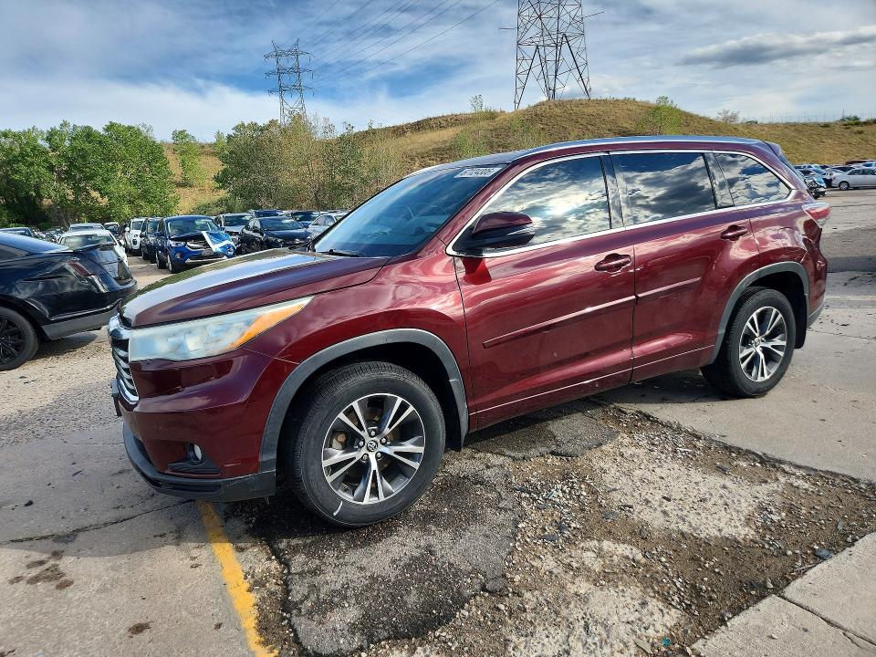 Продажа на аукционе авто 2016 Toyota Highlander, vin: 5TDJKRFH1GS344377, номер лота: 67124306