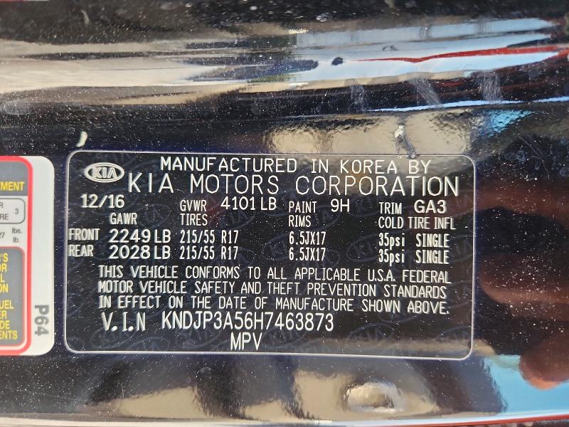 Продажа на аукционе авто 2017 Kia Soul, vin: KNDJP3A56H7463873, номер лота: 66663626