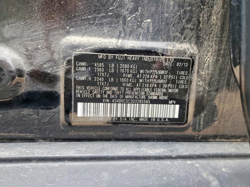 Продажа на аукционе авто 2013 Subaru Outback, vin: 4S4BRCSC2D3285565, номер лота: 63672786