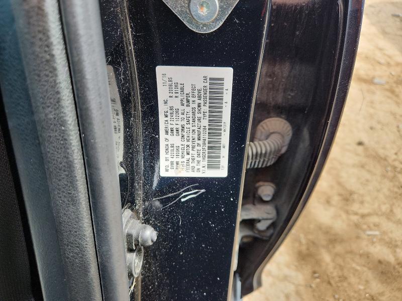 2017 Honda Accord მანქანა იყიდება აუქციონზე, vin: 1HGCR2F38HA110284, აუქციონის ნომერი: 65340086