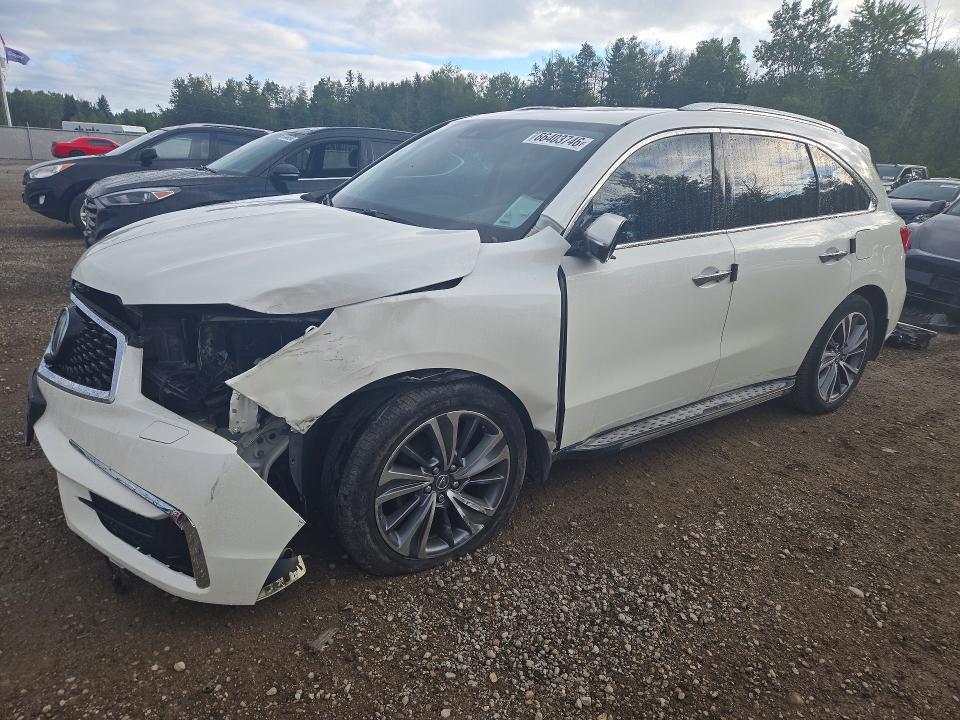 2017 Acura Mdx მანქანა იყიდება აუქციონზე, vin: 5FRYD4H85HB500675, აუქციონის ნომერი: 66403746