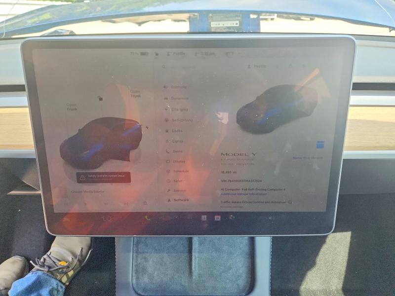 Aukcja sprzedaży 2024 Tesla Model Y, vin: 7SAYGDEE5RA317524, numer aukcji: 62261286