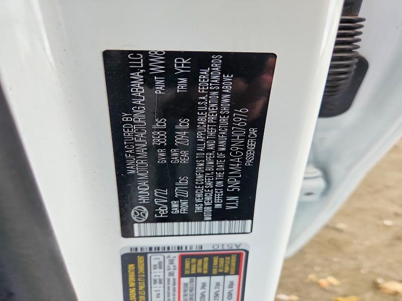 Продажа на аукционе авто 2022 Hyundai Elantra, vin: 5NPLM4AG9NH076976, номер лота: 64084306