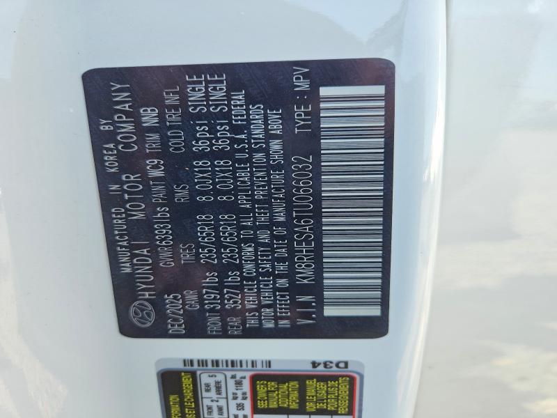 Продаж на аукціоні авто 2026 Hyundai Palisade, vin: KM8RHESA6TU066032, номер лоту: 66315996